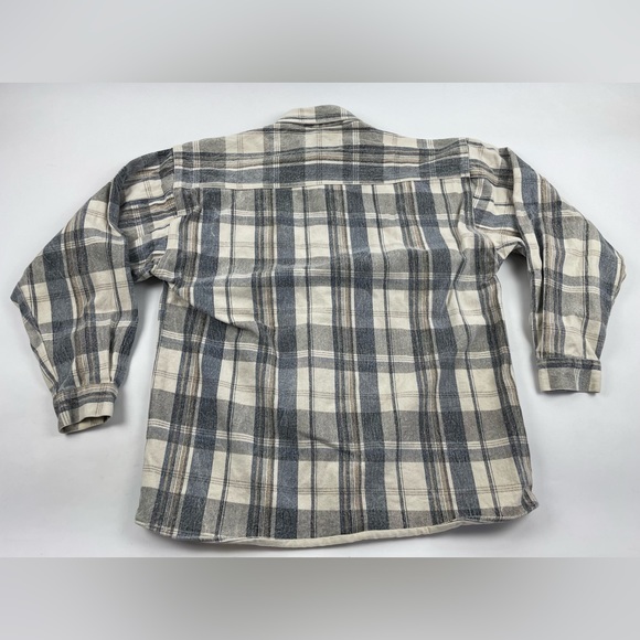 Vintage Gate Heavy Duty Outdoor Ranch Chore Flannel Shirt Mens Large USA Plaid - Picture 14 of 15